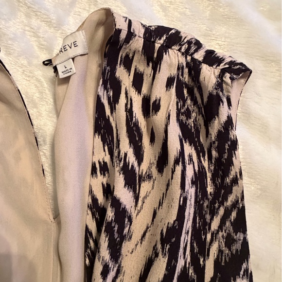 Ever Eve Black and White Patterned Sleeveless Jumpsuit - Picture 12 of 13